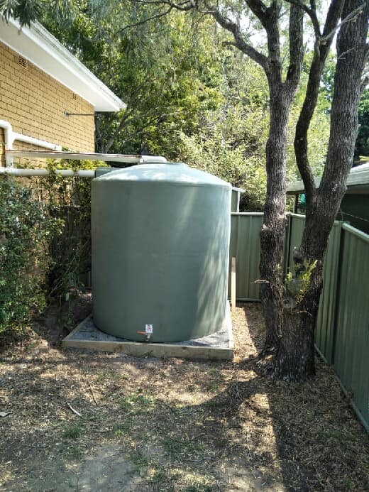 Residential water tank